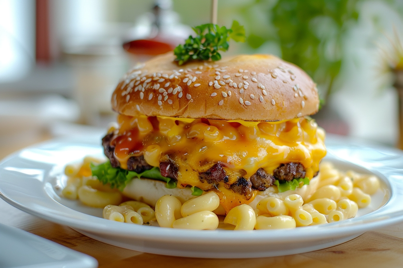 Mac and Cheese Hamburger